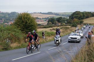Saint Piran rider at Tour of Britain