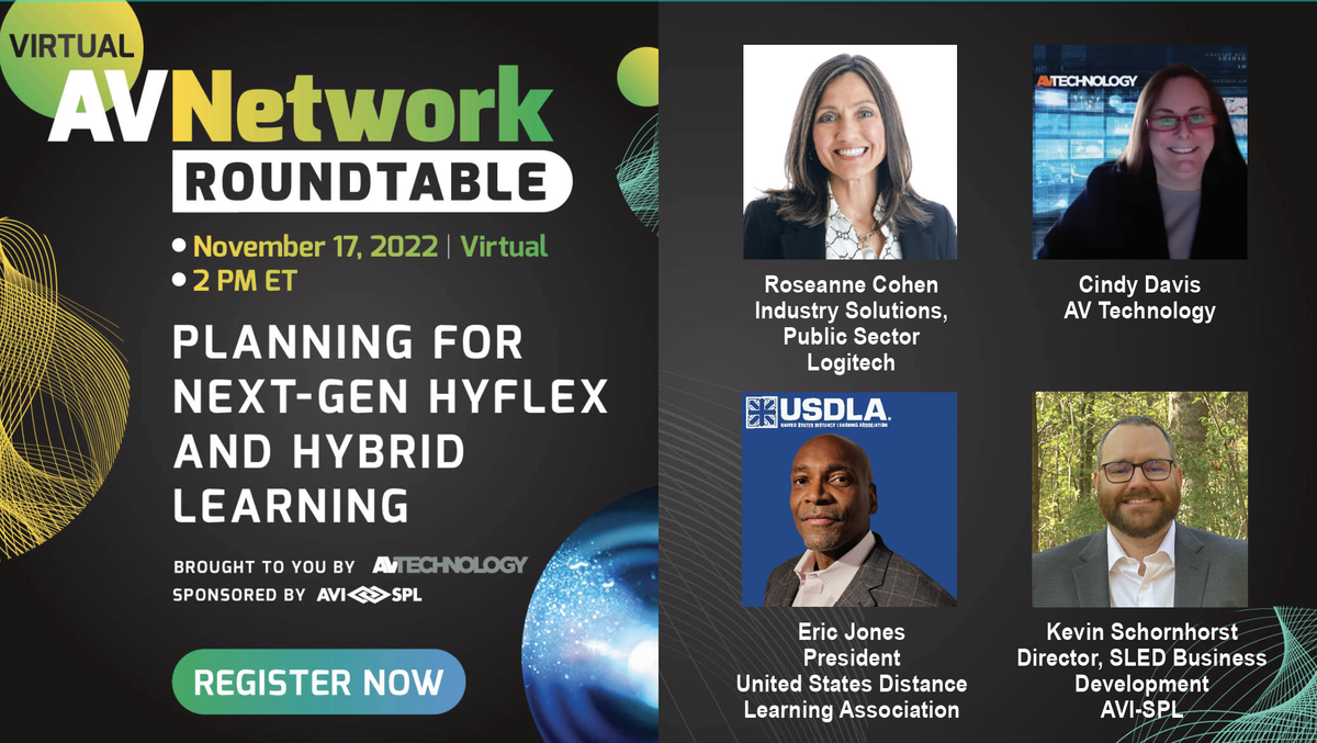 AVNetwork Roundtable: ​Planning for Next-Gen HyFlex and Hybrid Learning