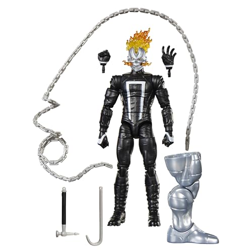 Marvel Legends Series Ghost Rider (robbie Reyes), All-New Ghost Rider and Avengers Comics Collectible 6-Inch Scale Action