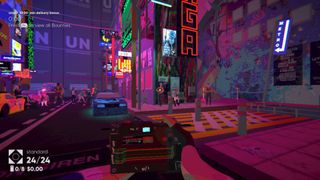 Umurangi Generation, one of the best cyberpunk games