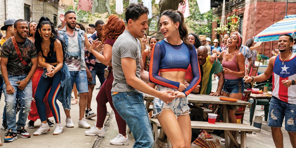 Anthony Ramos, Melissa Barrera and the cast of In the Heights