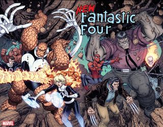 New Fantastic Four #1 cover by Nick Bradshaw