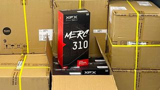 Boxes of Radeon RX 7900 XTX graphics cards