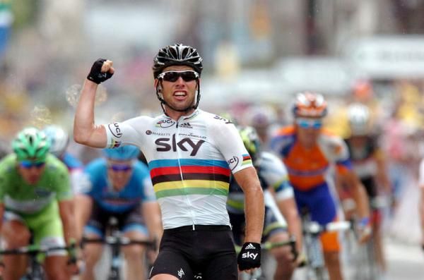 The world champion wins his 22 Tour de France stage win