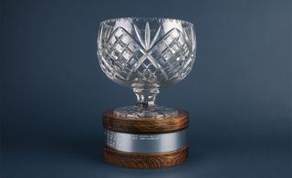 Glass trophy
