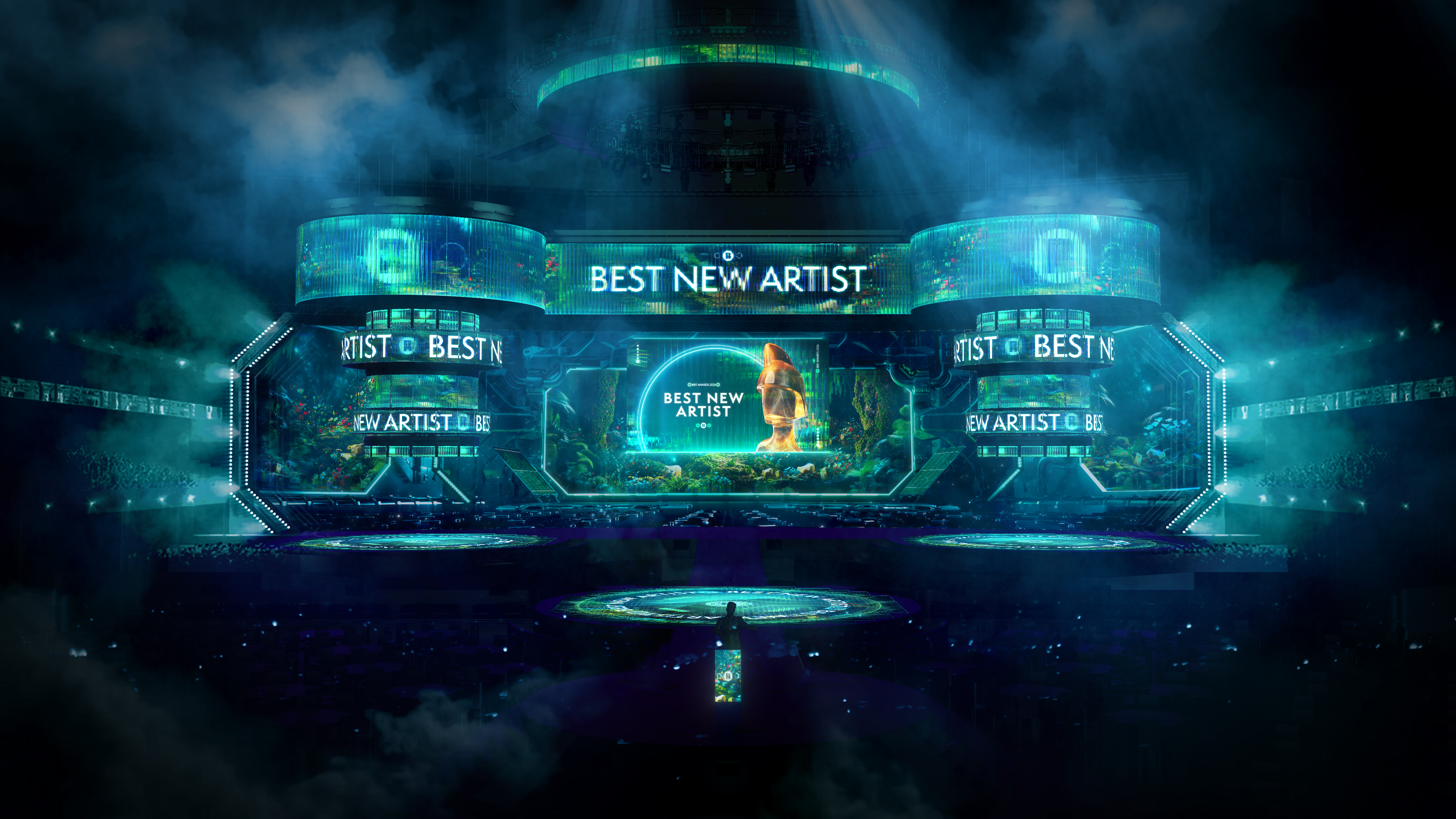 Brit Awards 2026 stage set