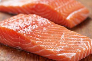 salmon, fillet, fish
