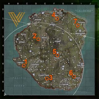 Warzone pacific season 2 research lab bunkers map locations
