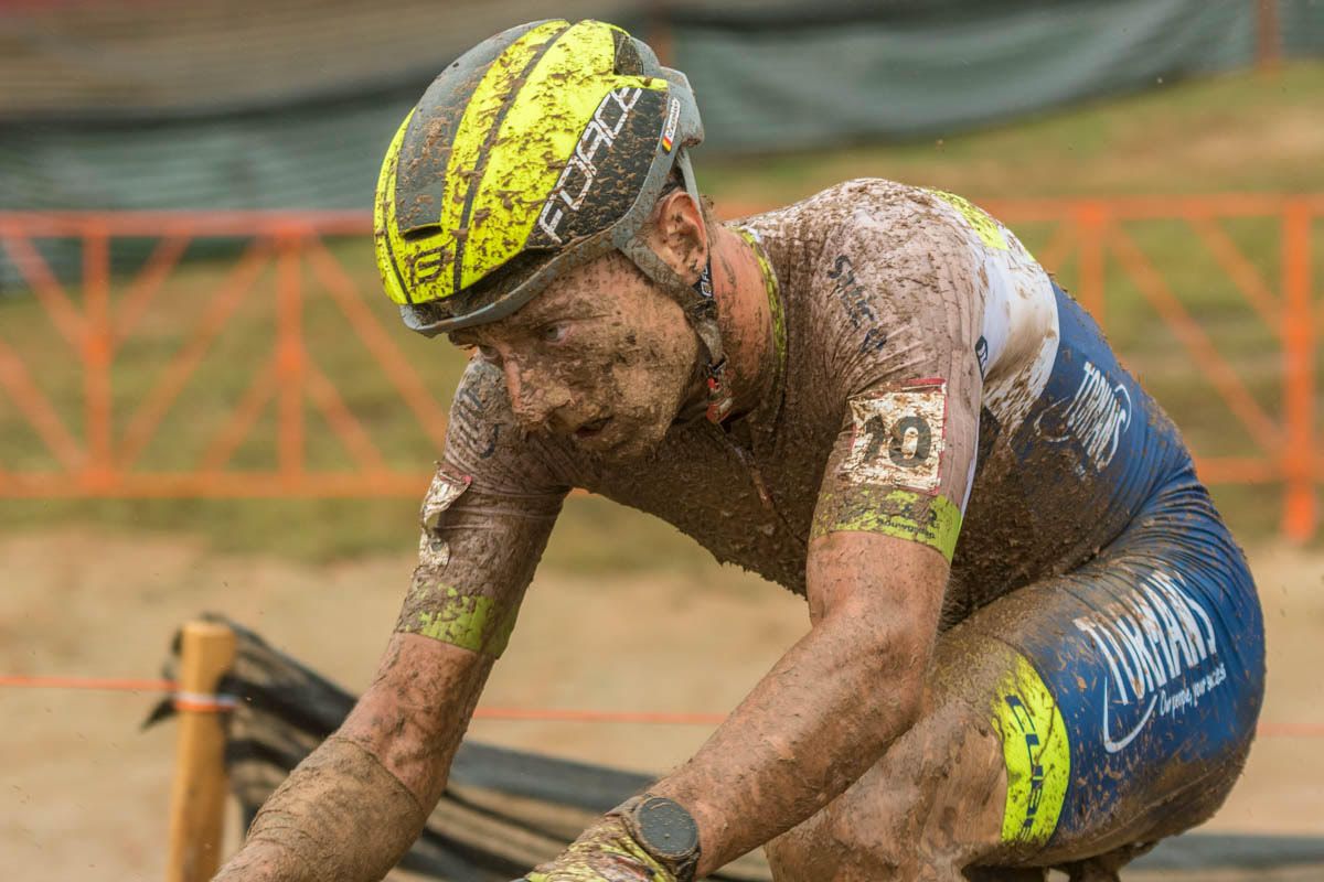 The UCI Cyclo-cross World Cup in Fayetteville, won by Quinten Hermans ahead of Eli Iserbyt