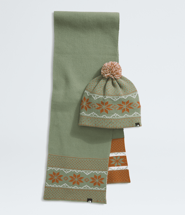 Cabin Ski Tuke and Scarf Set