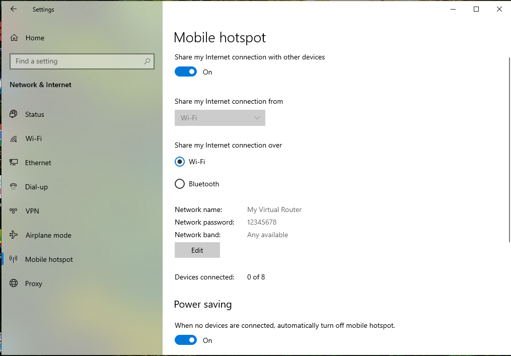How to share VPN with a virtual router