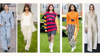 5 models at Copenhagen Fashion Week spring/summer 2024