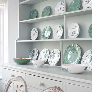 show platters and shelves