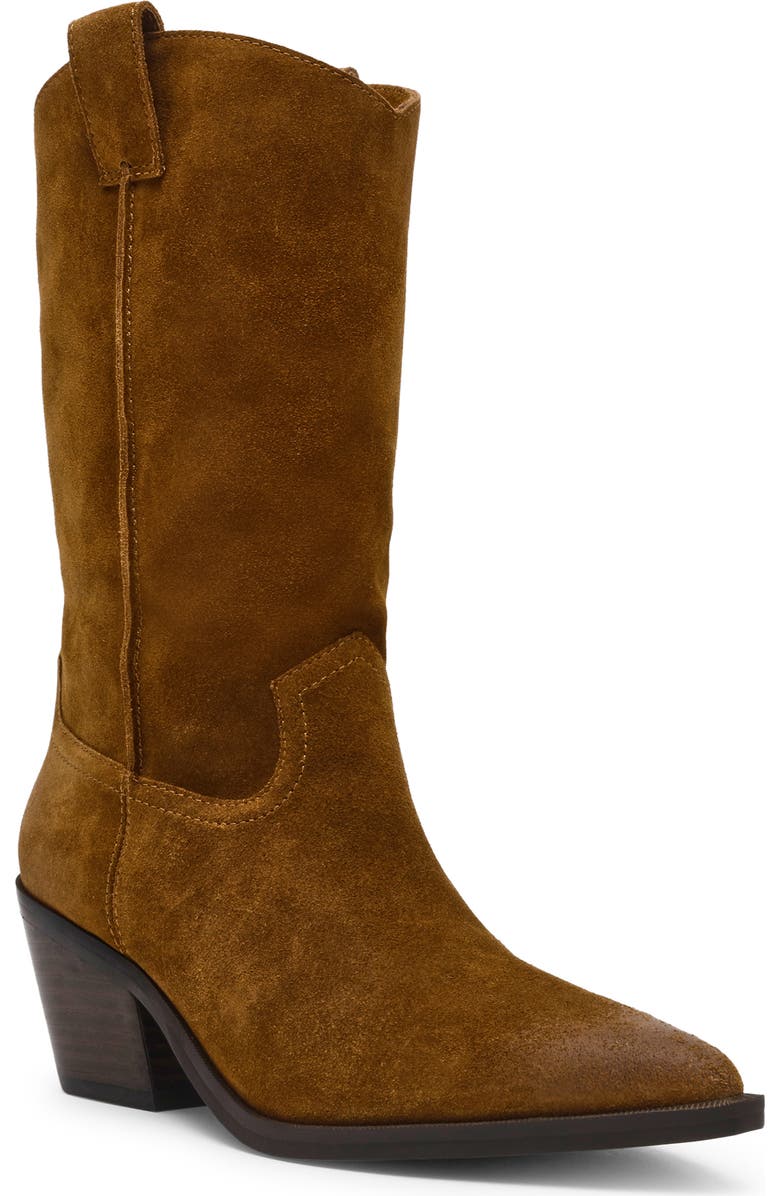 Stetson Suede Western Boot