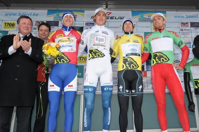 The overall jersey holders in the 3days of West Flanders