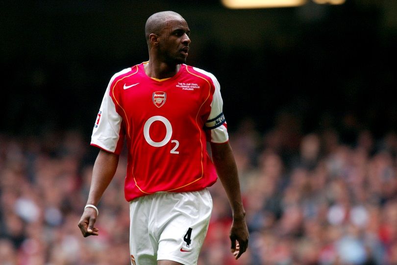 Patrick Vieira in action for Arsenal