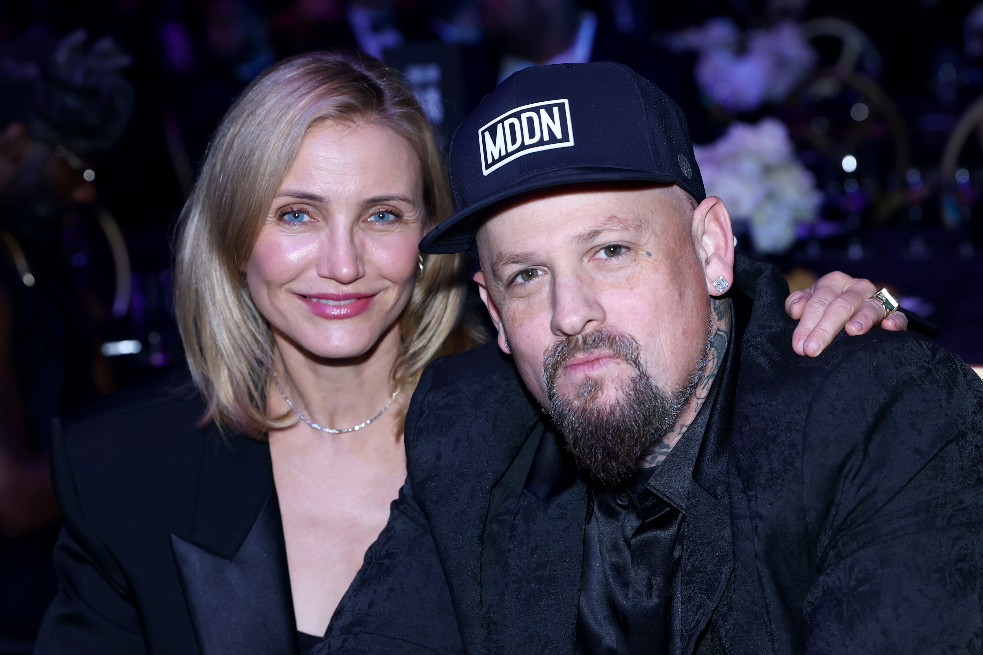 Cameron Diaz and Benji Madden attend the Michael Rubin REFORM Alliance Casino Night Event