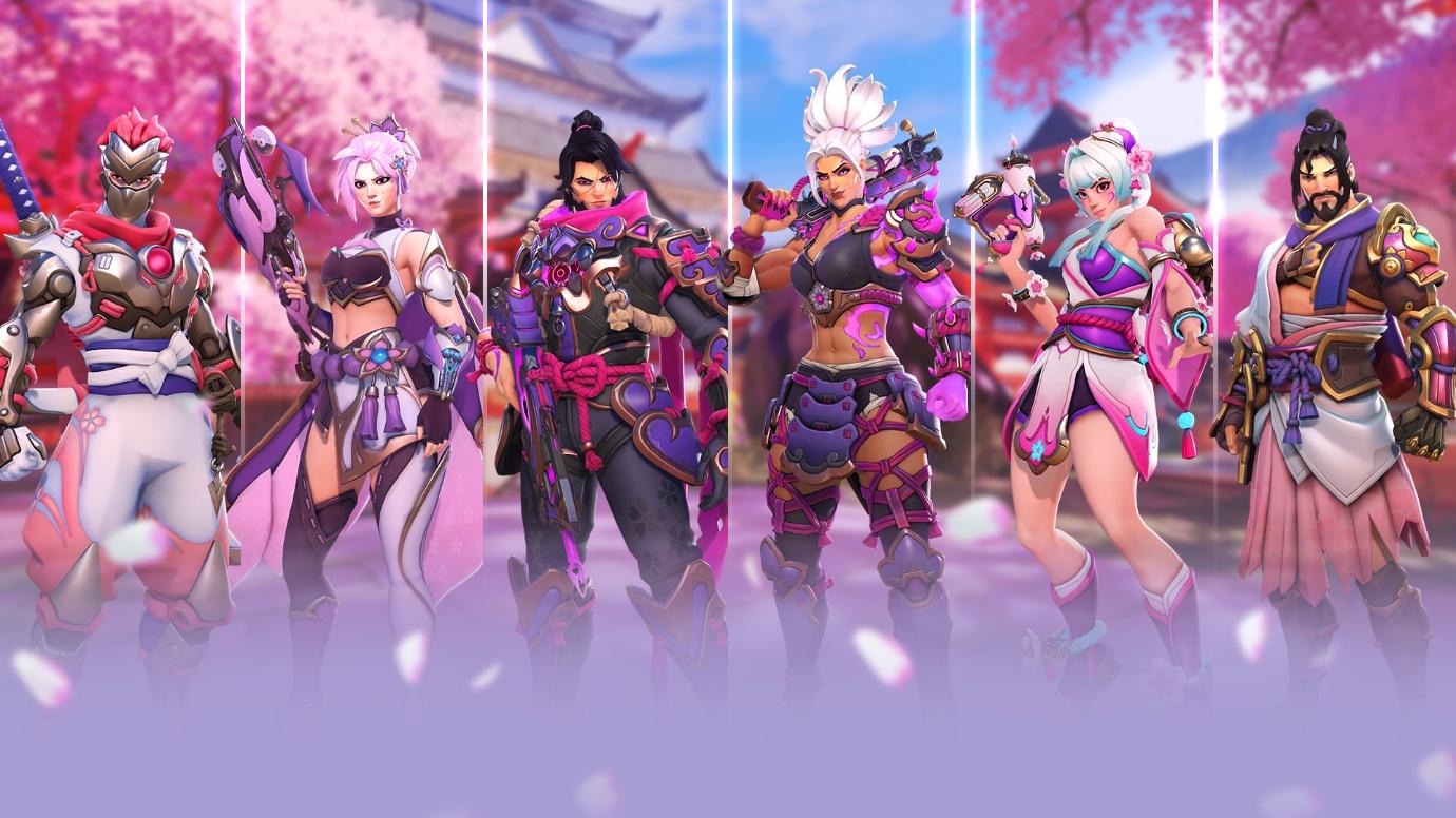 Overwatch Sakura collection screenshot.