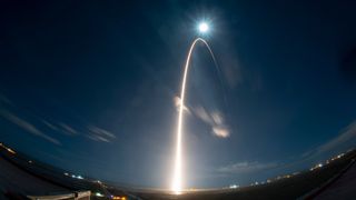 The European Space Agency's Solar Orbiter launches atop a United Launch Alliance Atlas V rocket from NASA's Kennedy Space Center in Florida on Feb. 9, 2020, at 11:03 p.m. EST (0403 GMT on Feb. 10).