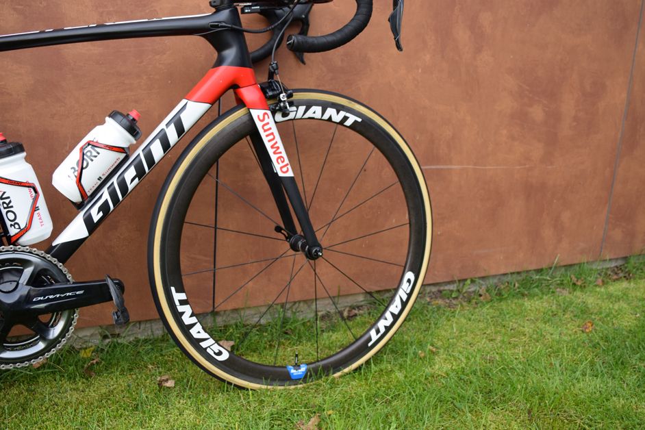 Team Sunweb have opted to switch from Shimano wheels to Giant wheels for the 2018 season