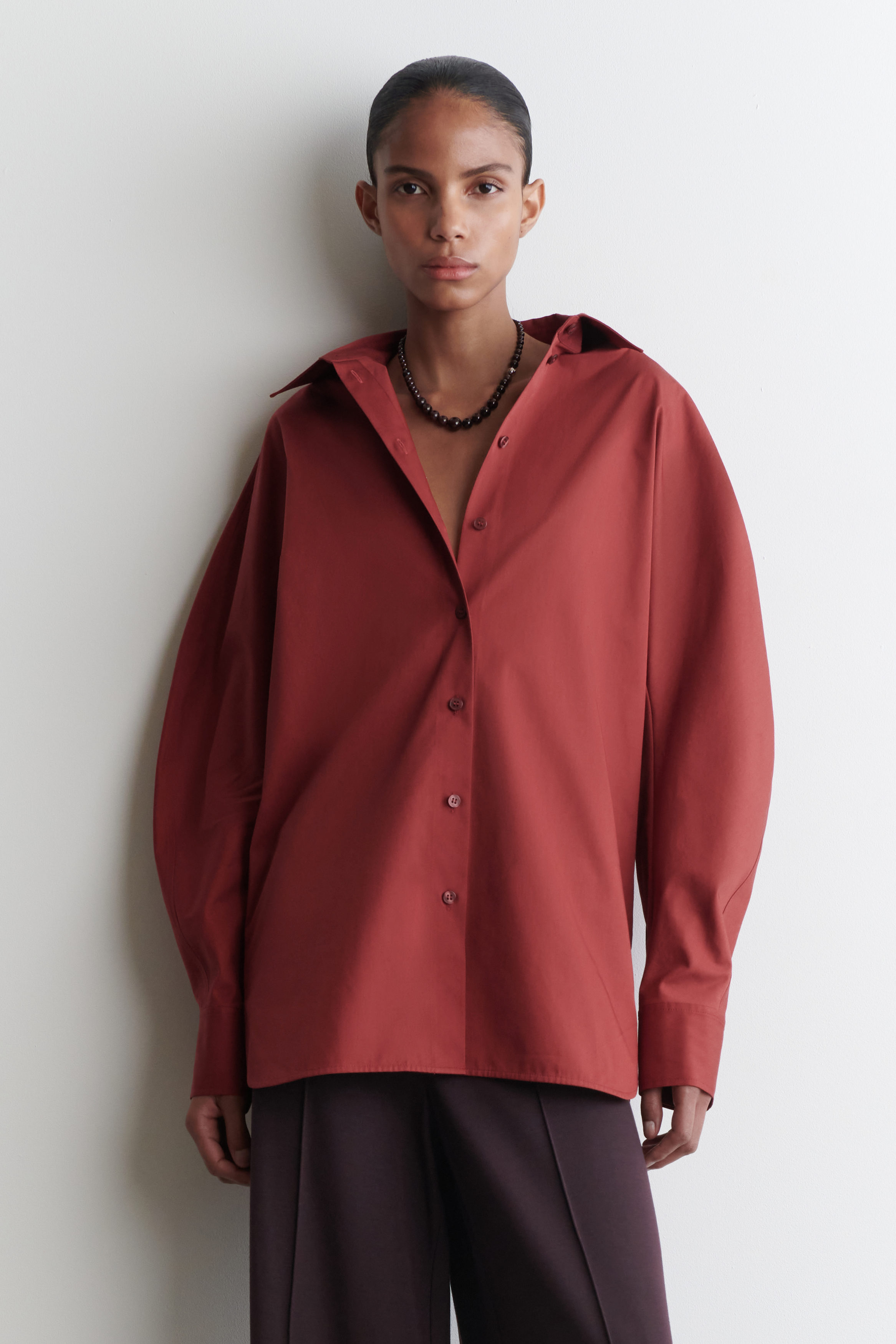 Rounded Pima Cotton Shirt