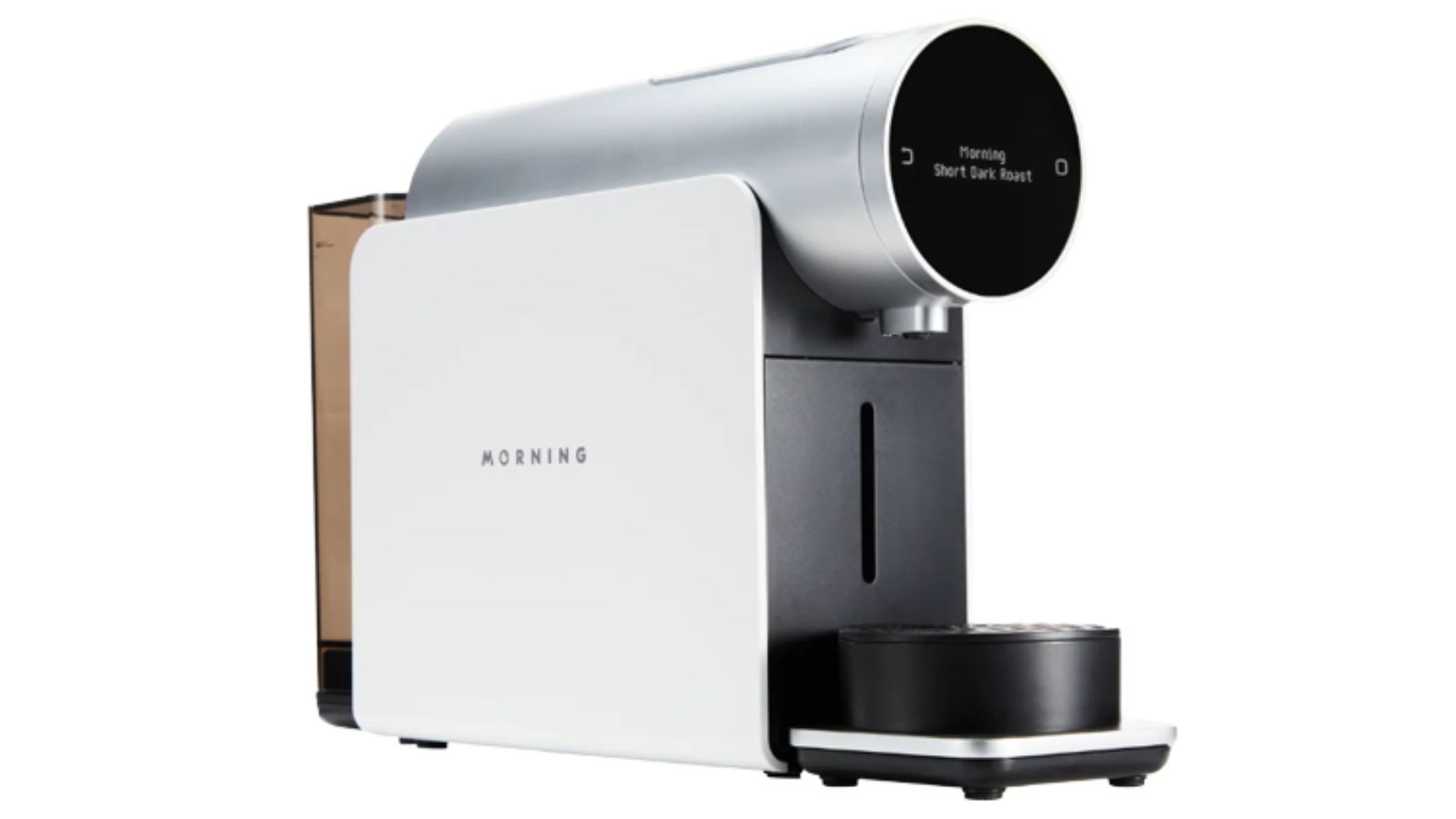 A white Morning Coffee Maker on a white background