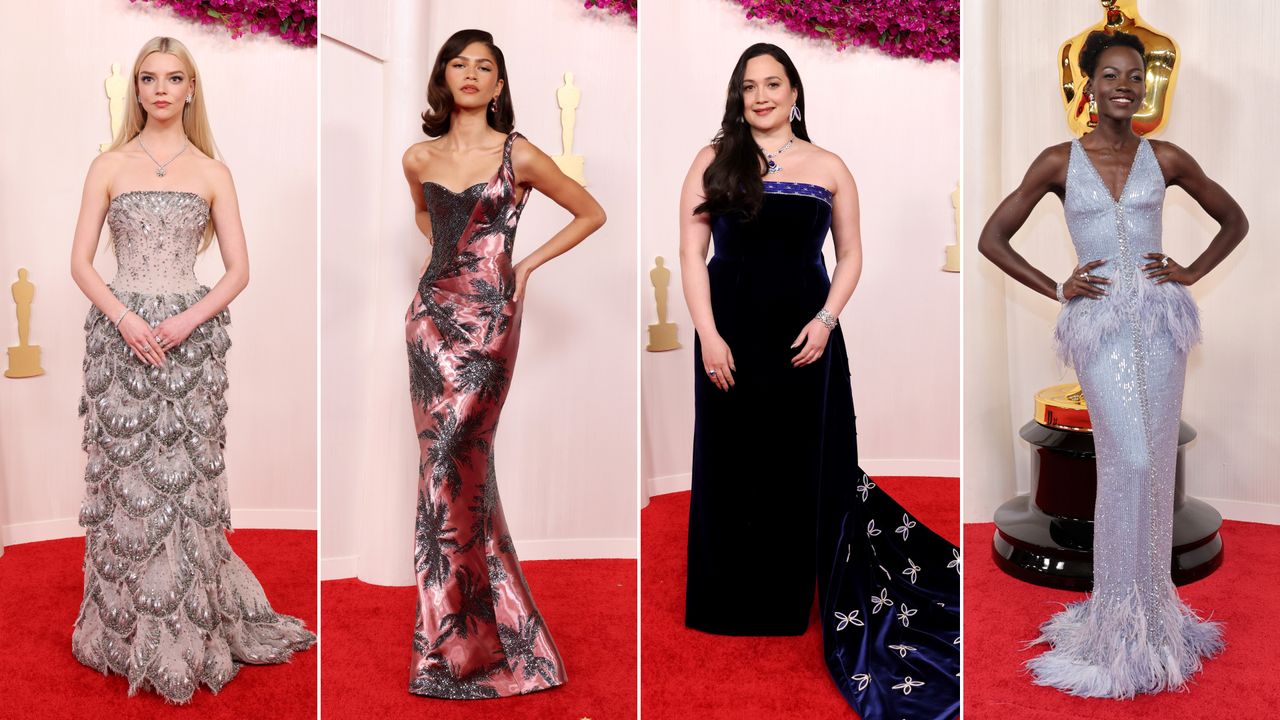 anya taylor-joy, zendaya, lily gladstone, lupita n&#039;yongo on the 2024 oscars red carpet