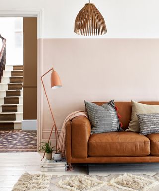 Hallway ideas by Dulux with living room in shot