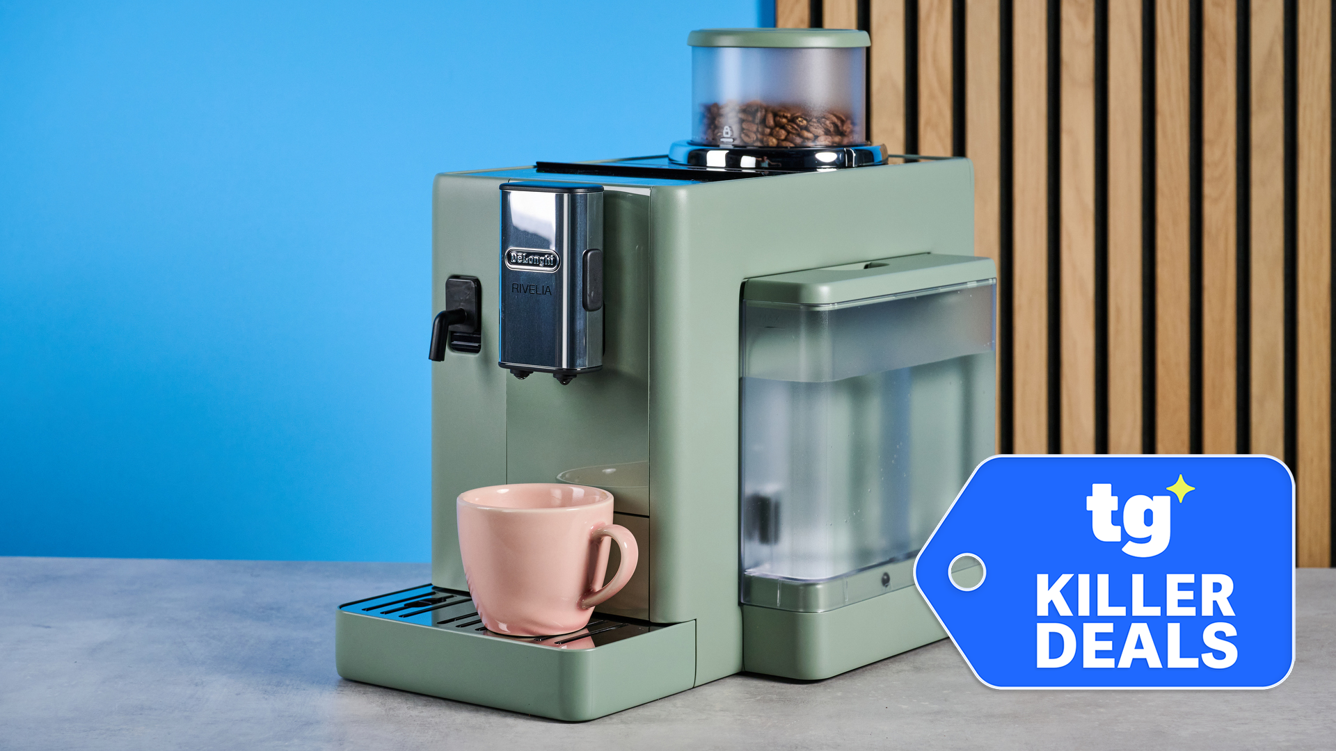 De'longhi Rivelia with badge