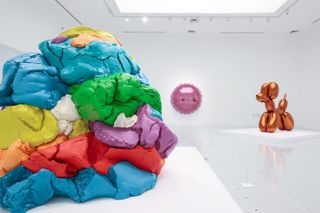 Installation view of Jeff Koons, 'Lost in America' at Qatar Museums Gallery Al Riwaq in Doha