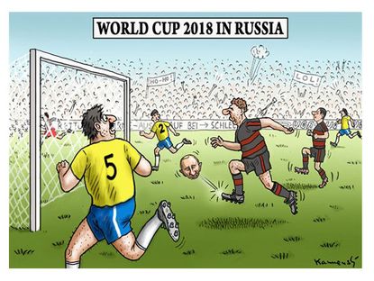 Editorial cartoon World Cup 2018