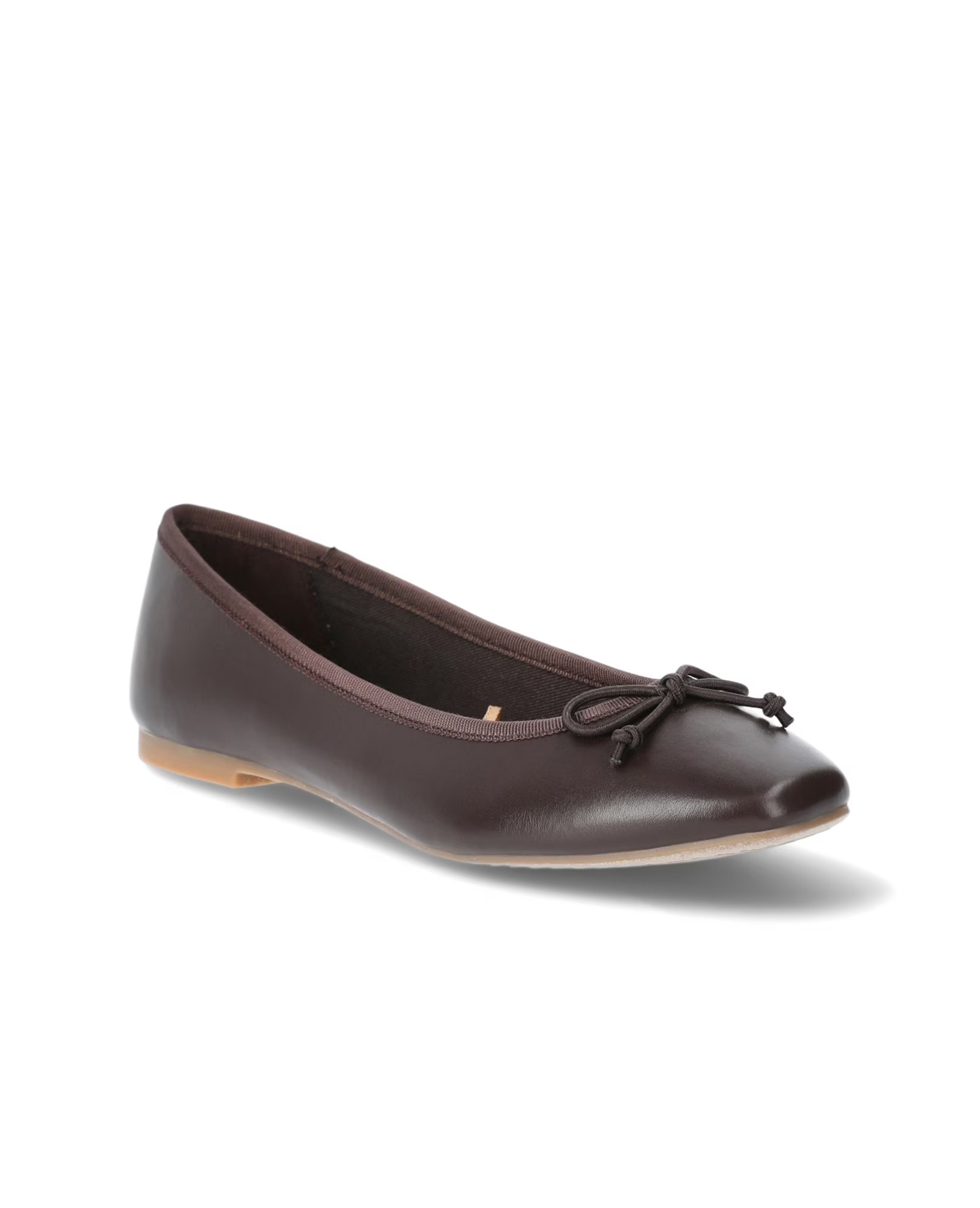 Time and Tru, Faux Leather Ballet Flats