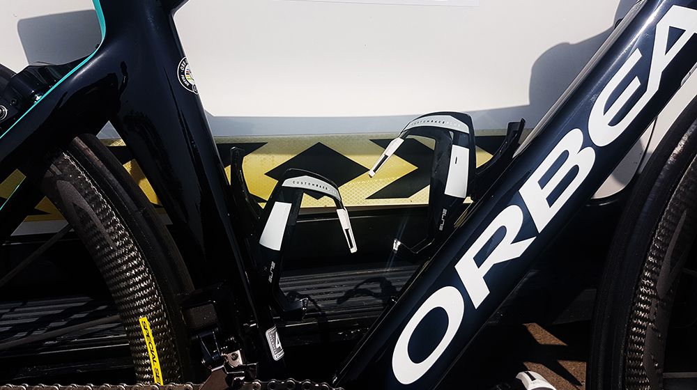 Elite provide the team with their Custom Race Plus bottle cages