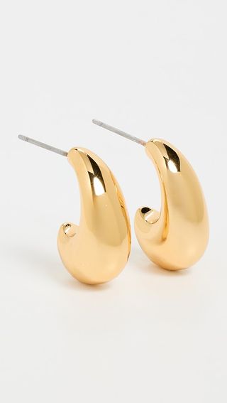 Lele Sadoughi Dome Mini Hoop Earrings