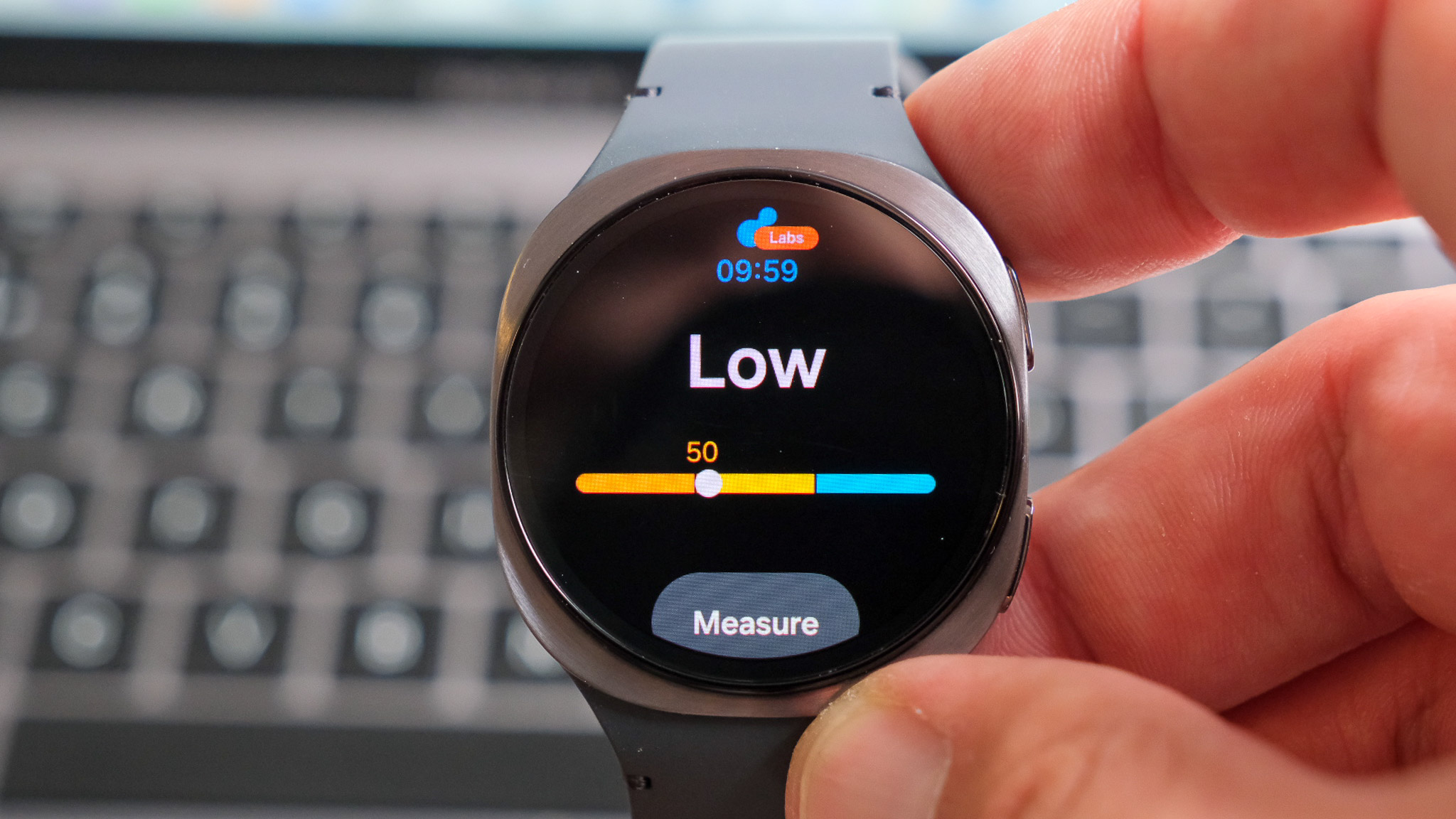 Samsung Galaxy Watch 8 in hand