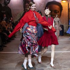 models on the Coach fall 2026 fashion week runway 