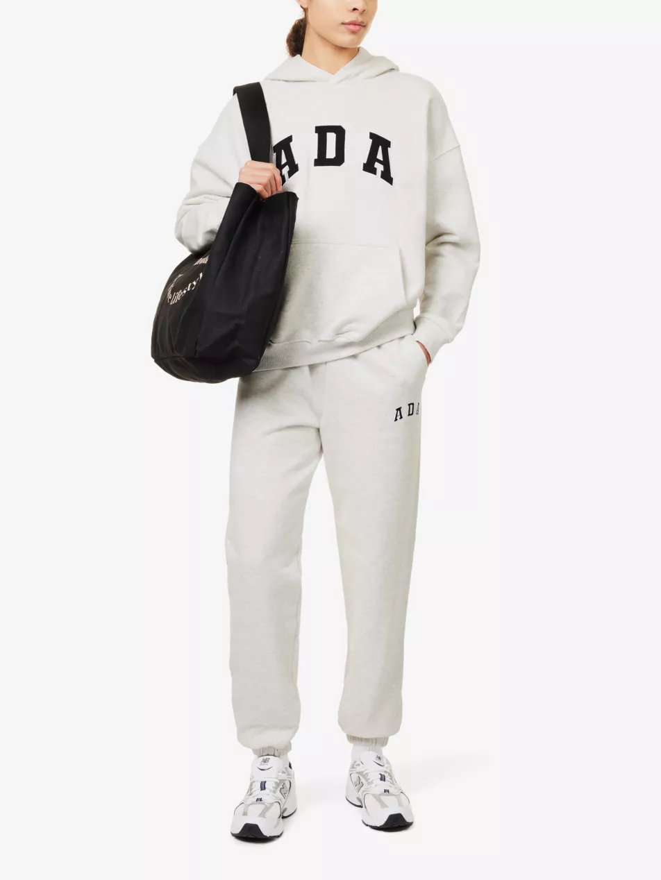 Logo-Embroidered Relaxed-Fit Cotton-Jersey Hoody