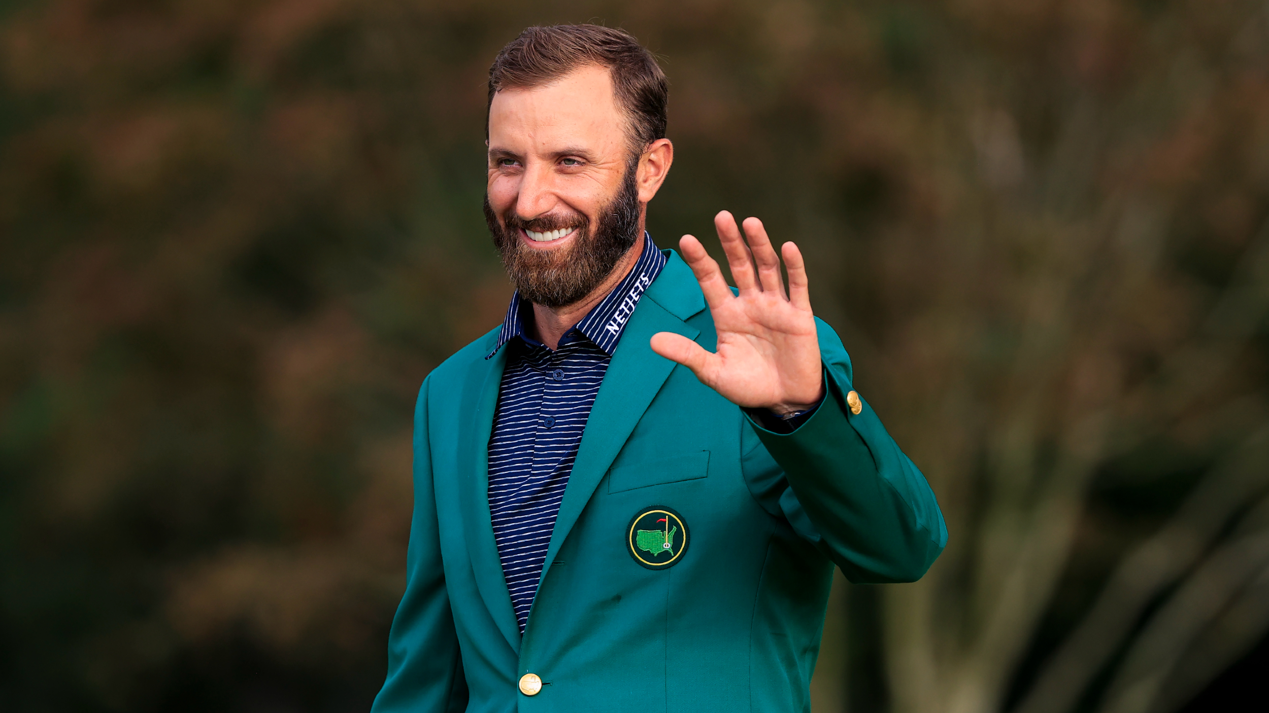 Dustin Johnson at the 2020 Masters