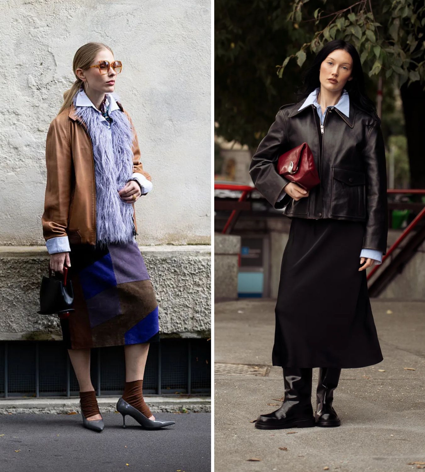 Blue and brown trend