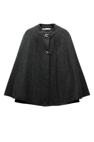 Zara Knit Cape Coat