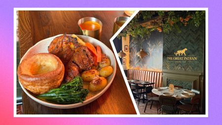 Food and drink at The Great Indian, Archway, London