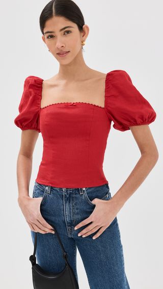 Marella Linen Top