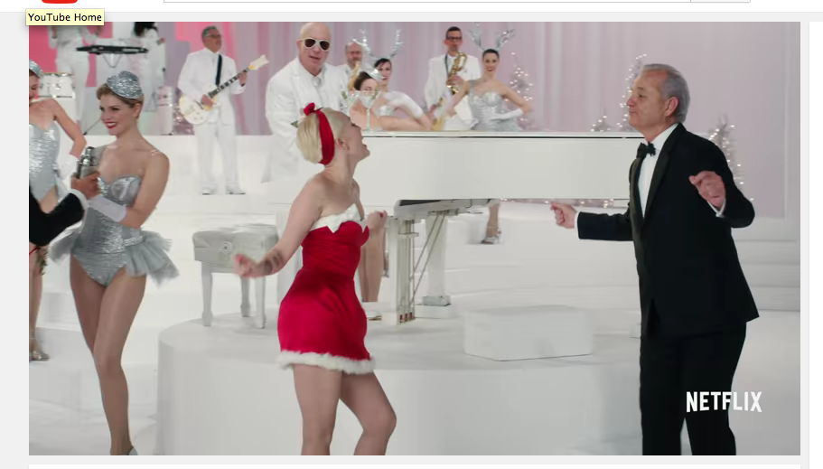 Bill Murray and Miley Cyrus dance in &amp;quot;A Very Murray Christmas.&amp;quot;