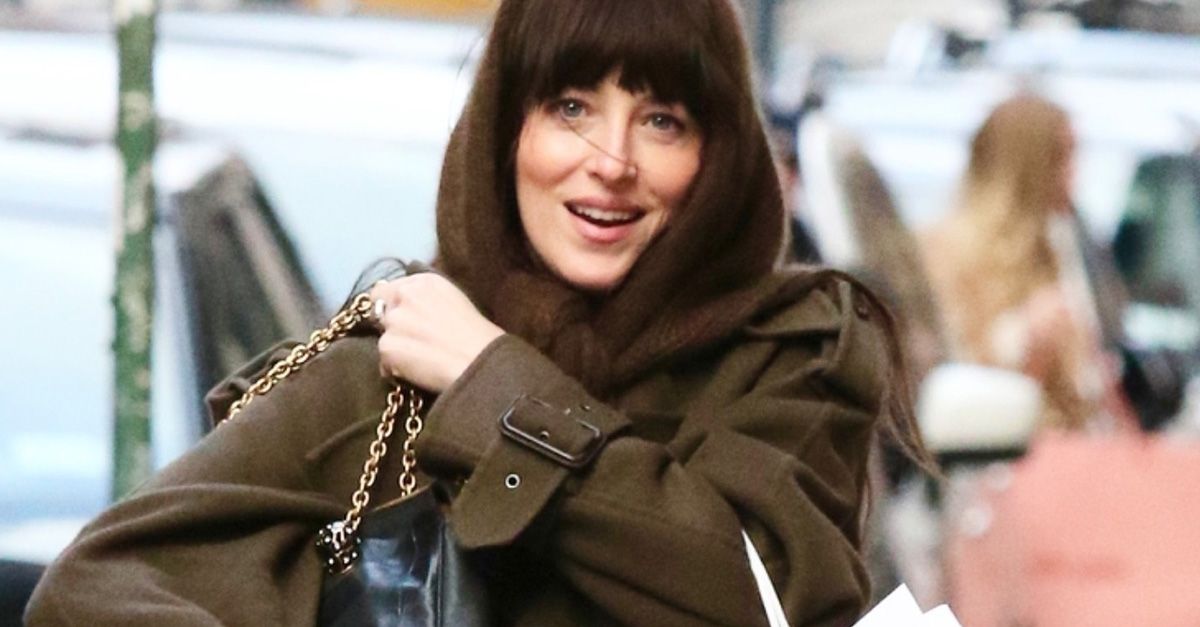 Sorry, Blanket Scarves: Dakota Johnson's Replacement Is the Secret to Elegant Outfits When It's 30º or Lower
