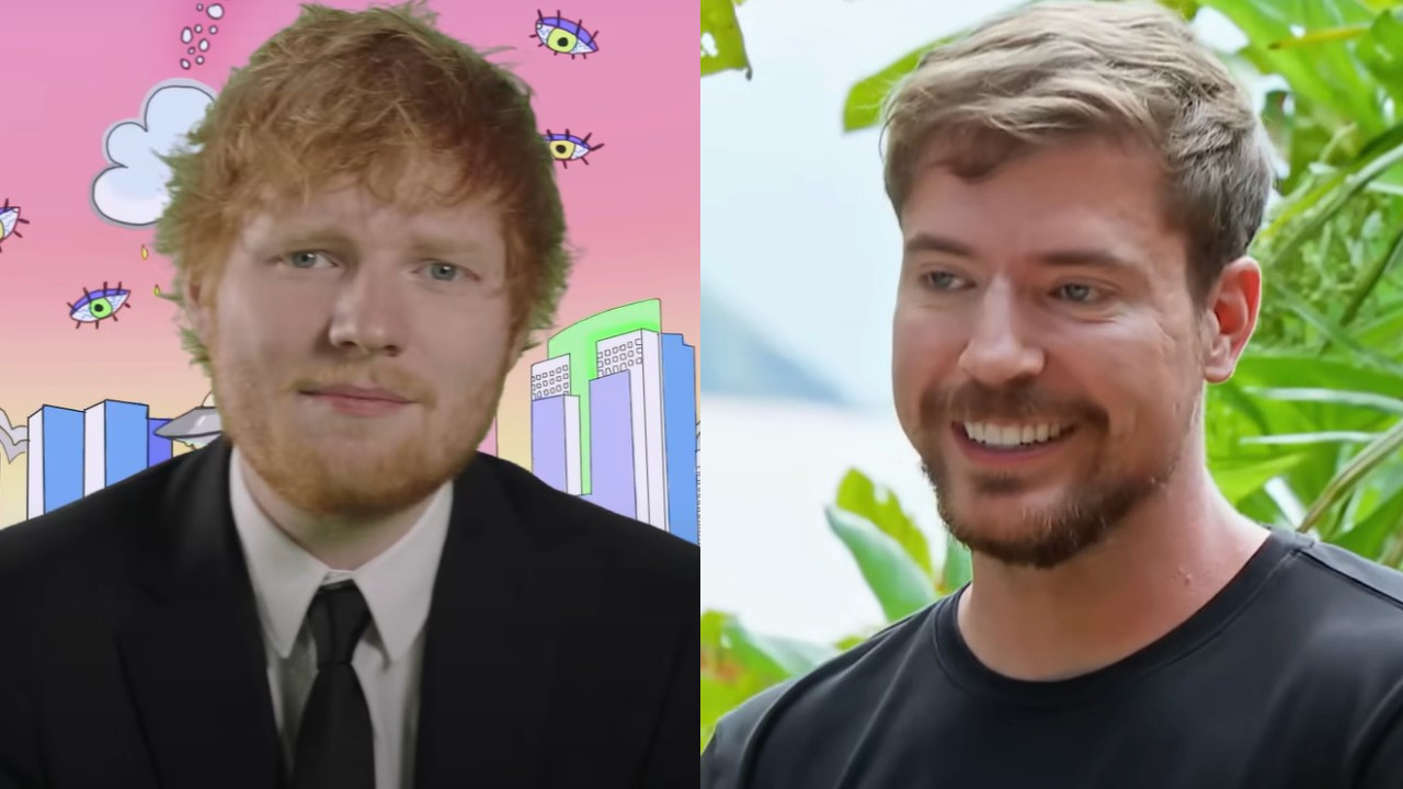 Ed Sheeran's I Don't Care Music video/Mr. Beast on Survivor