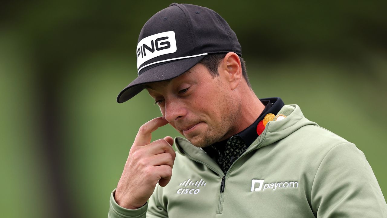 Viktor Hovland at the Pebble Beach Pro-Am