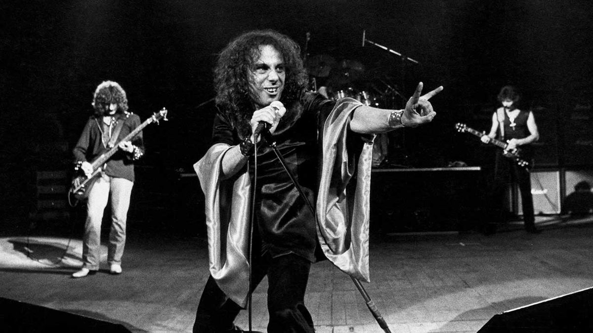 Black Sabbath onstage in 1980