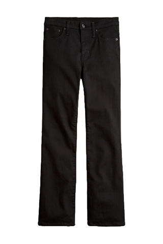 J.Crew Mid-Rise Cropped Kickout Jean in 2003 Super-Stretch (Was $128) 