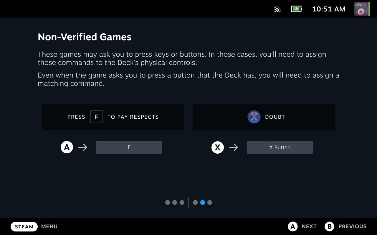 Steam Deck’s built in button mapping sets a new bar for convenience and accessibility