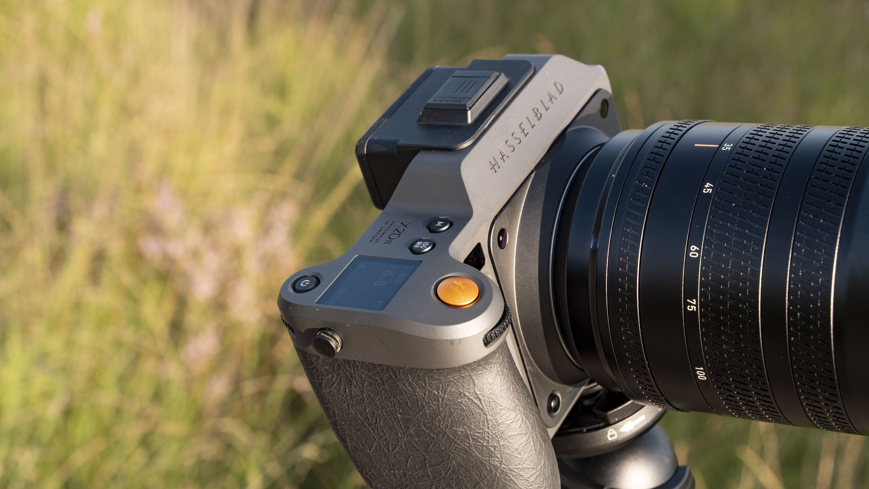 Hasselblad X2D II 100C camera outdoors at first light